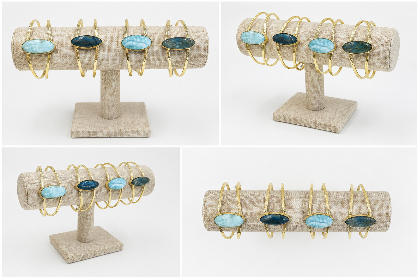 Coastal Stone Cuffs