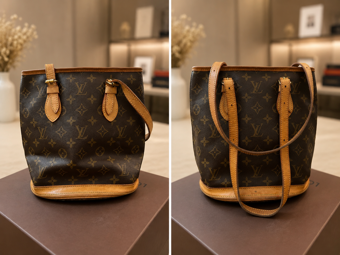 Louis Vuitton Petit Bucket Bag