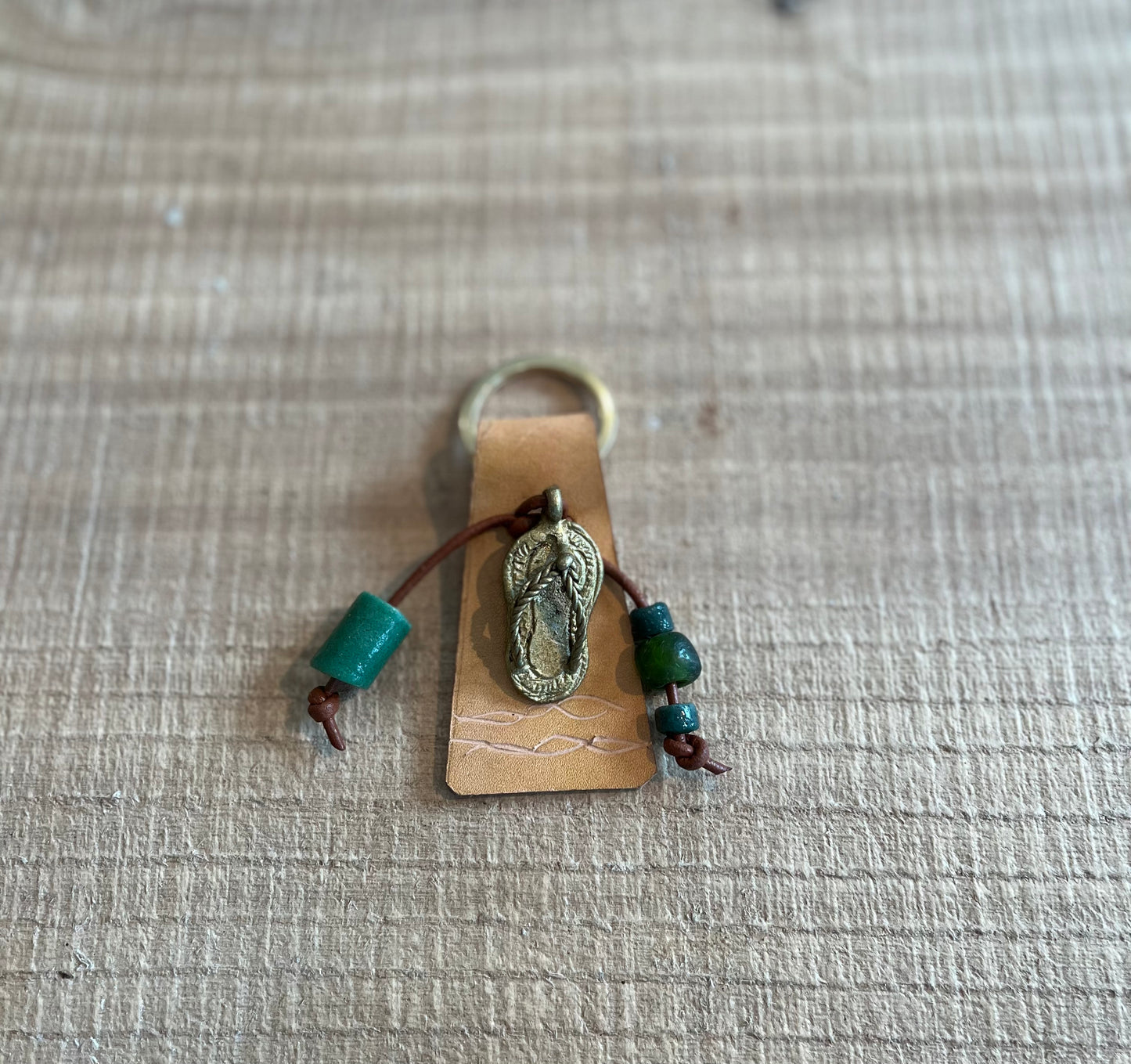 Leather & Brass Key Chains