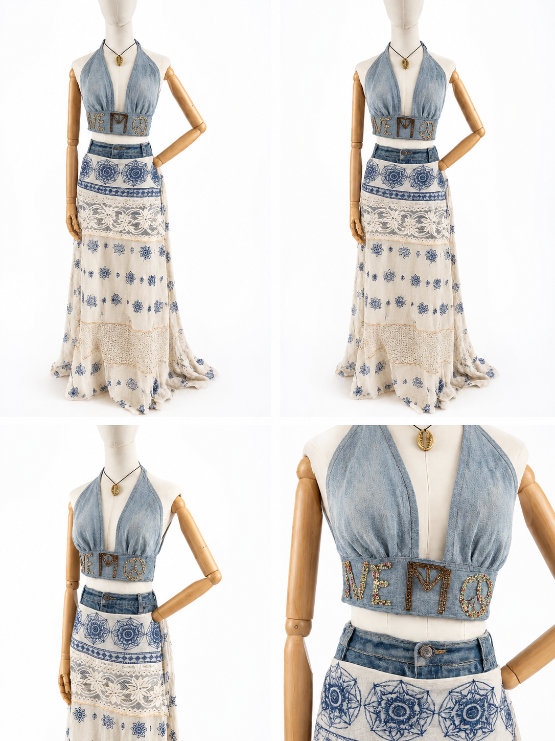 Indigo Dreams Halter Top
