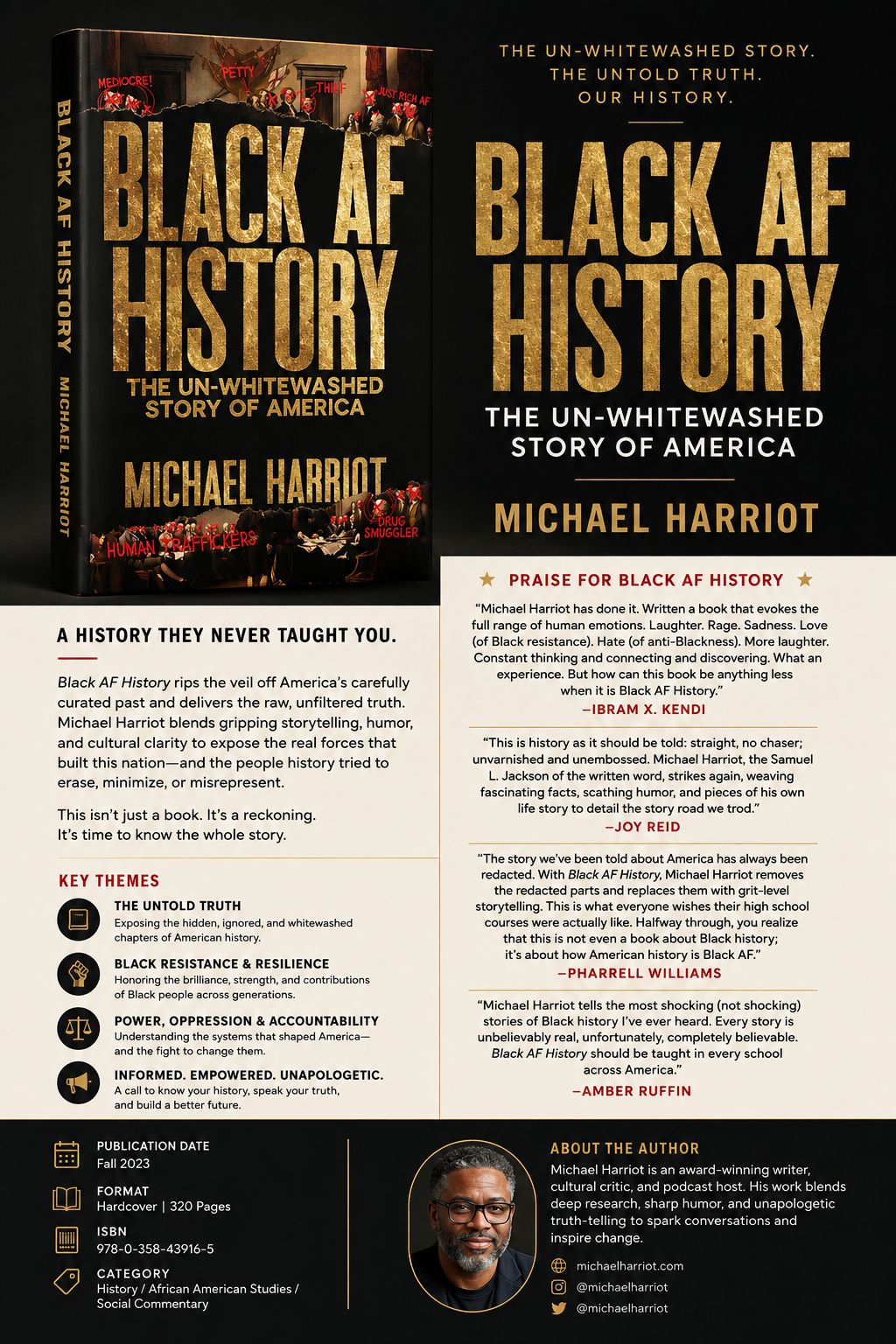 Black AF History: The Un-Whitewashed Story of America by Michael Harriot