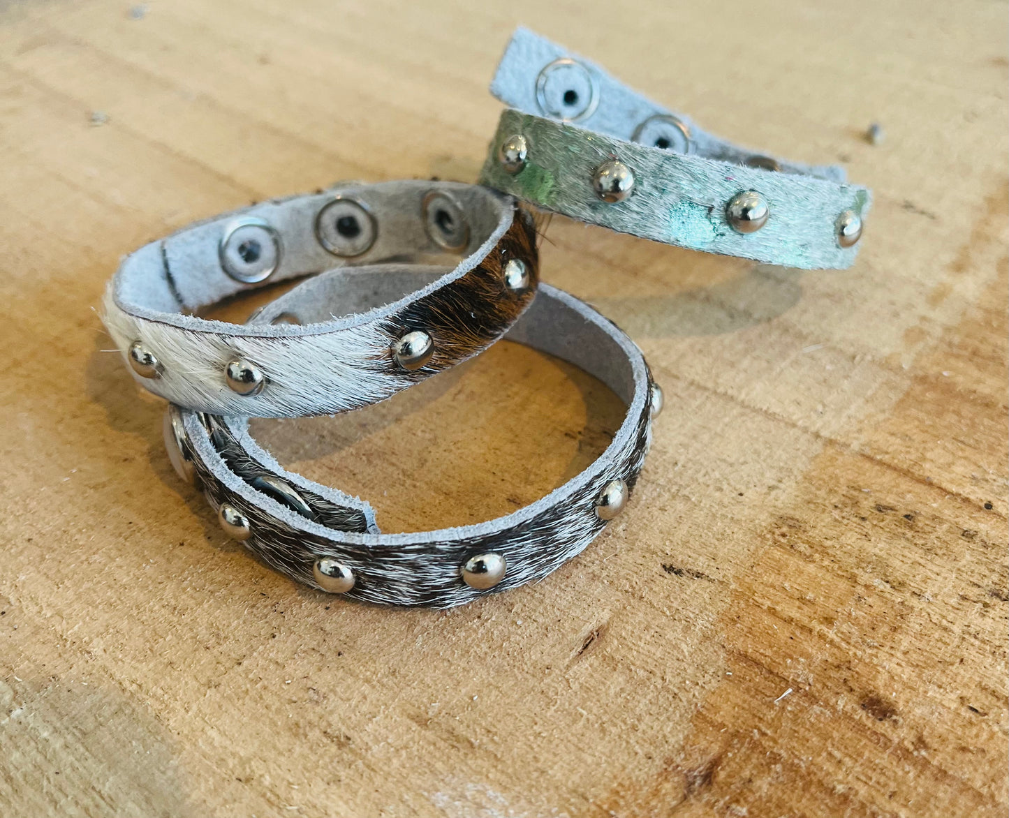 Leather Cowgirl Bracelets