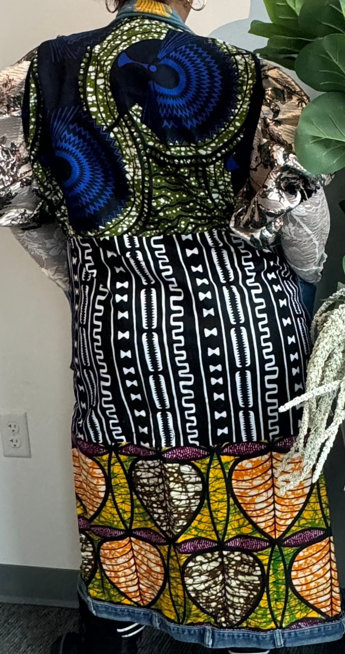 Majestic Puff Puff Blue Kimono Handcrafted & Exclusive