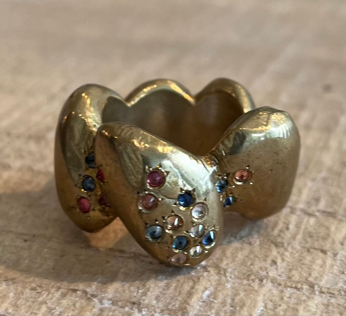 Iliza Sapphire Wave Ring (South Africa - One of a Kind)