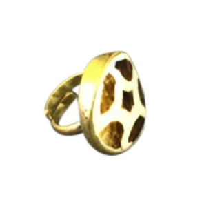 Batik, Bone & Brass Rings (Various Adjustable)