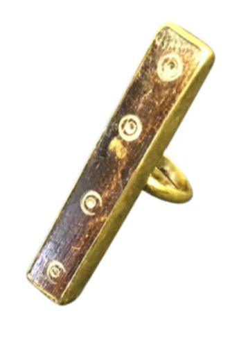 Batik, Bone & Brass Rings (Various Adjustable)