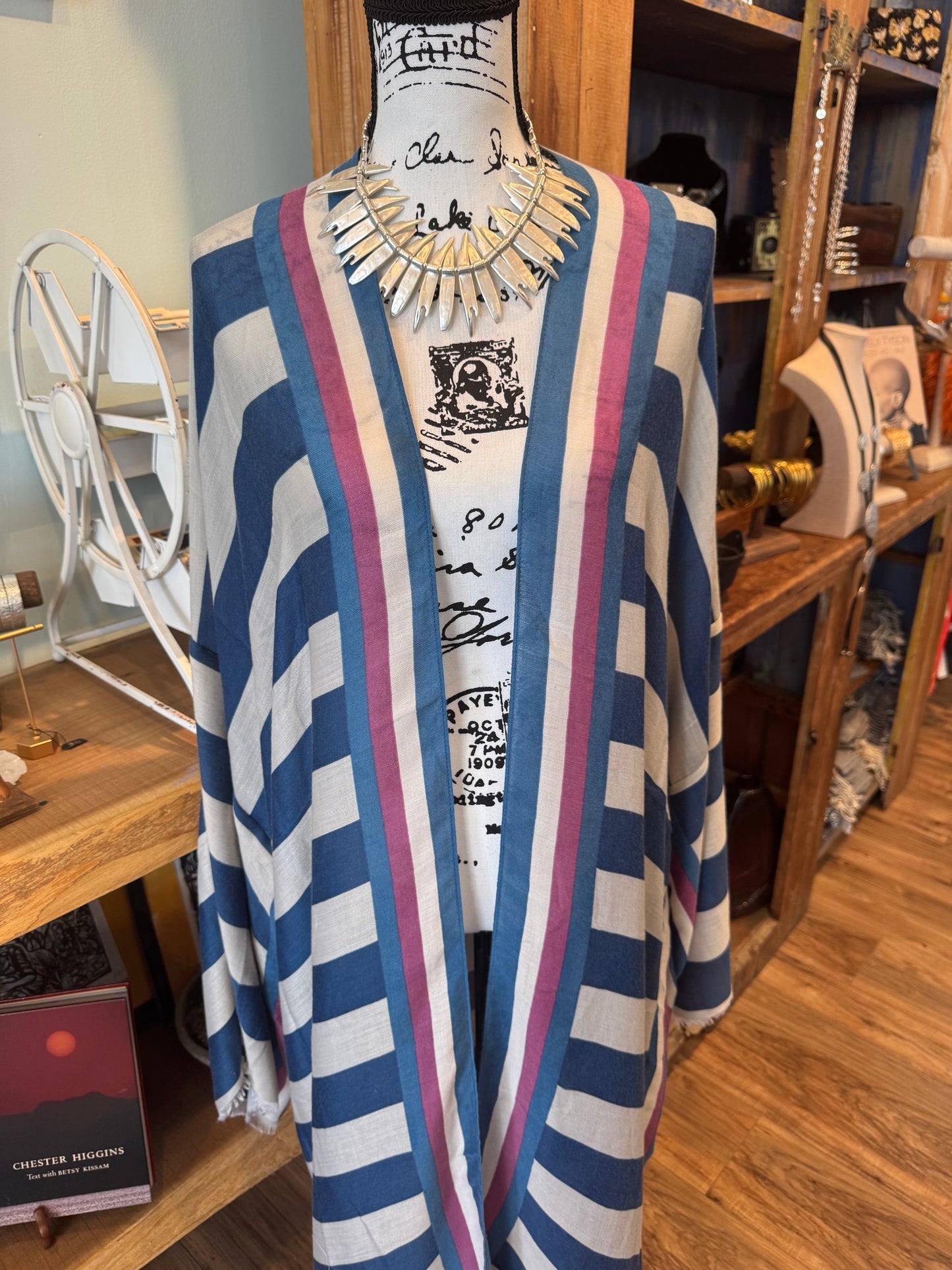 Coastal Rhythm Kimono