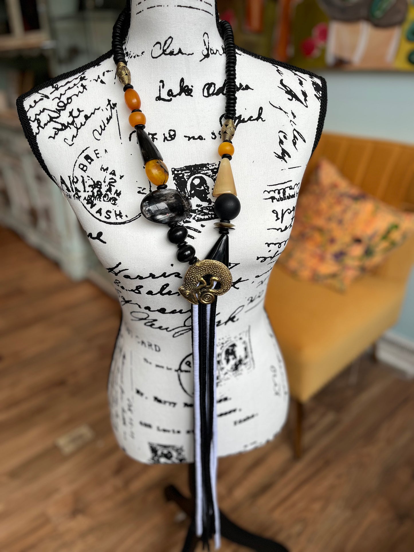 beaded necklace