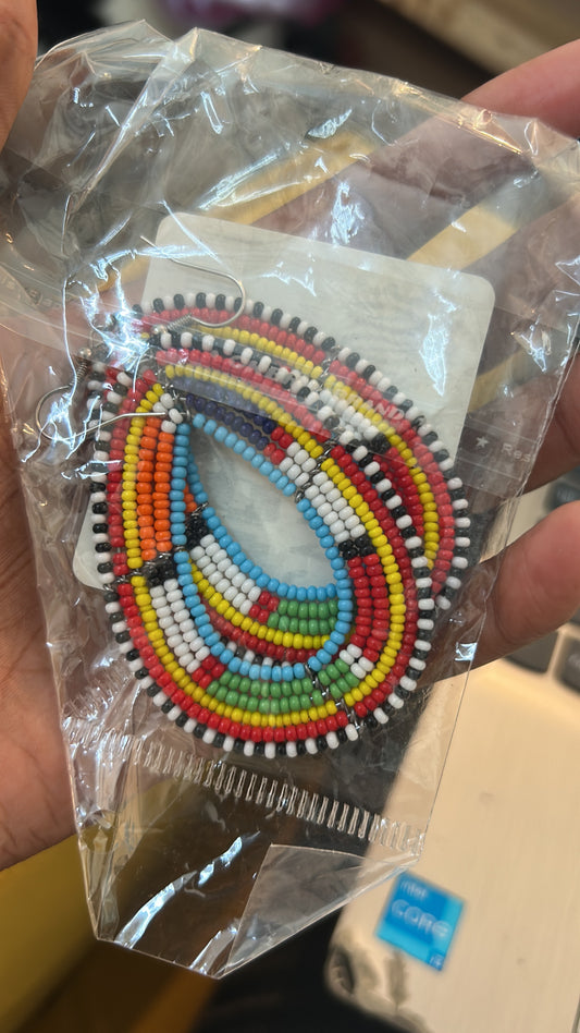 Tanel African Beaded Earrings