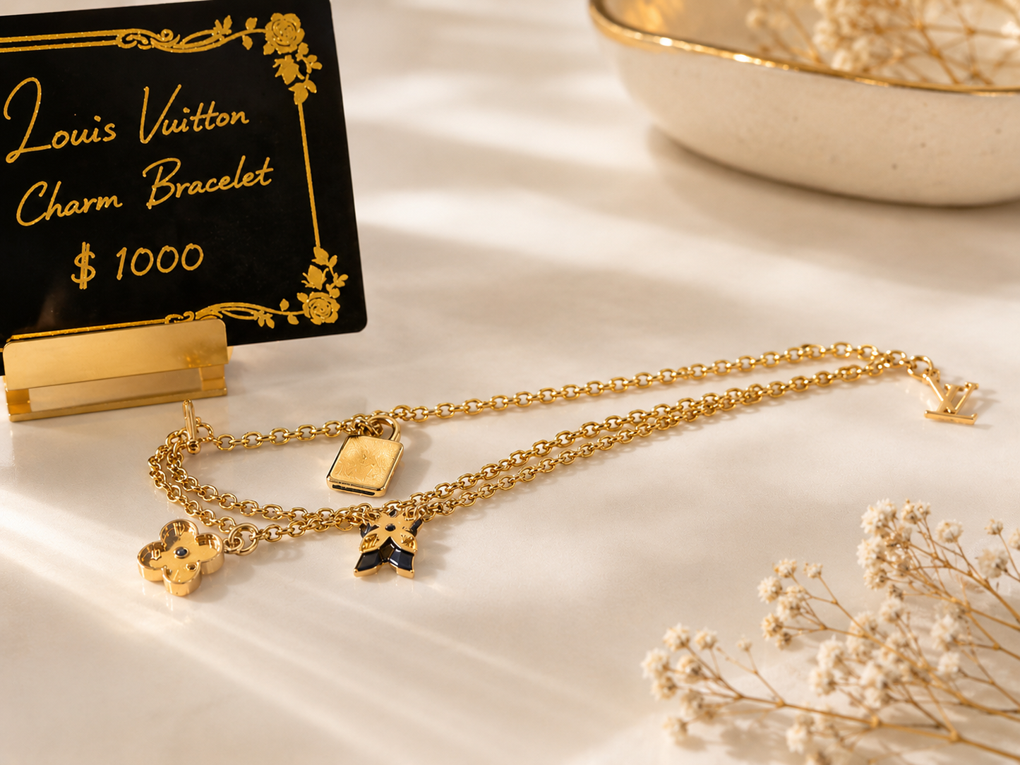 Louis Vitton Charm Bracelet