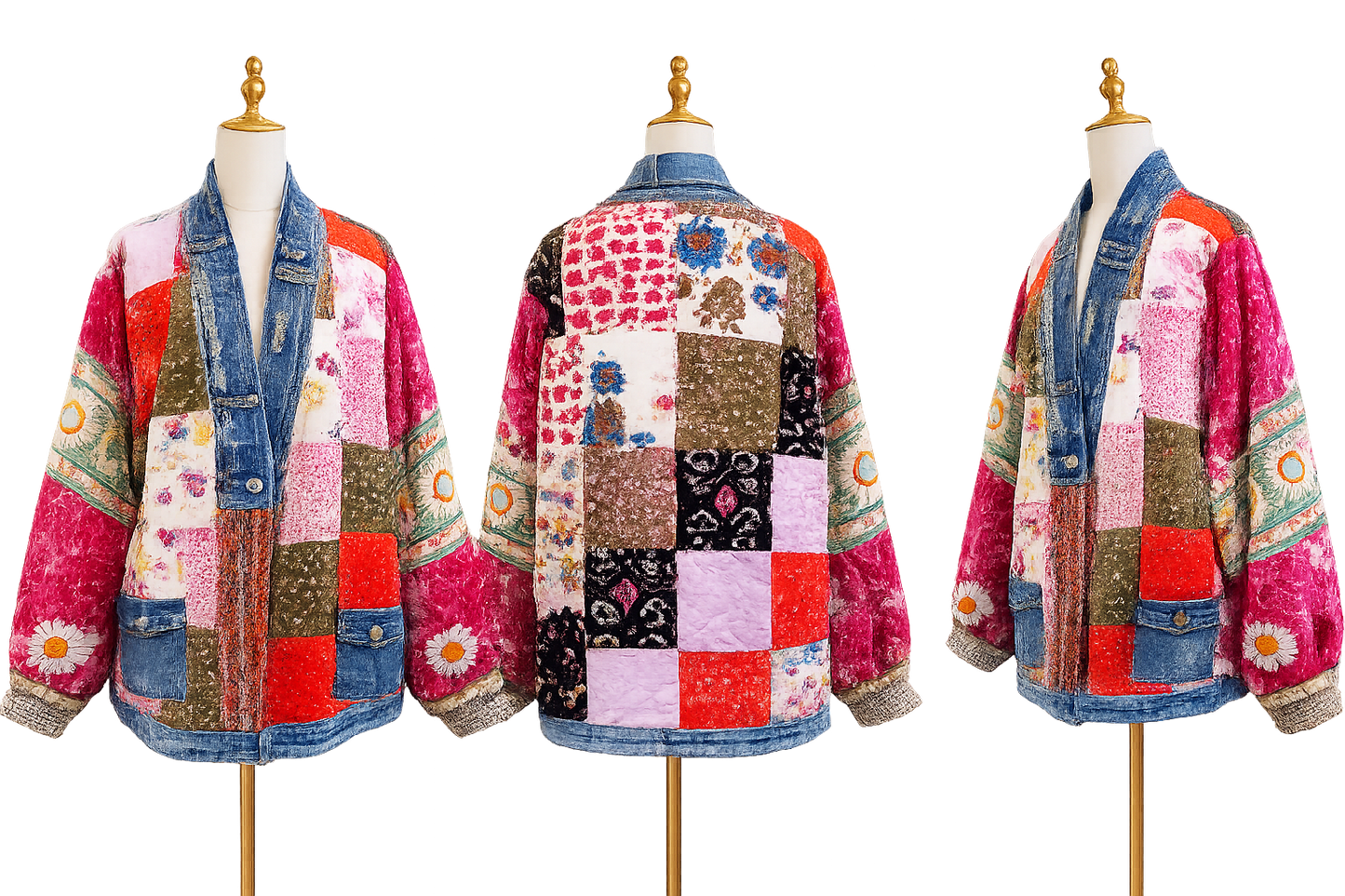 Bloom and Heritage Handmade Patchwork Jacket