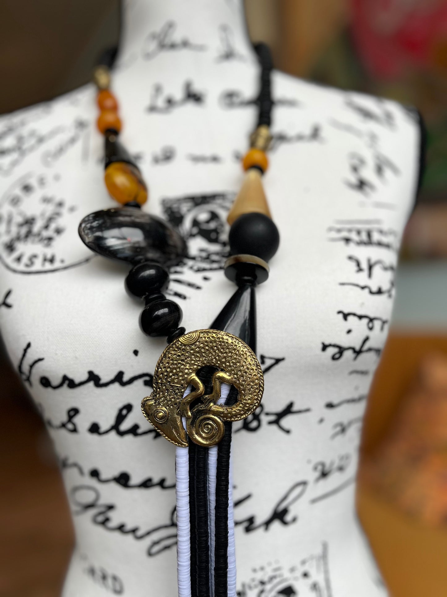 beaded necklace