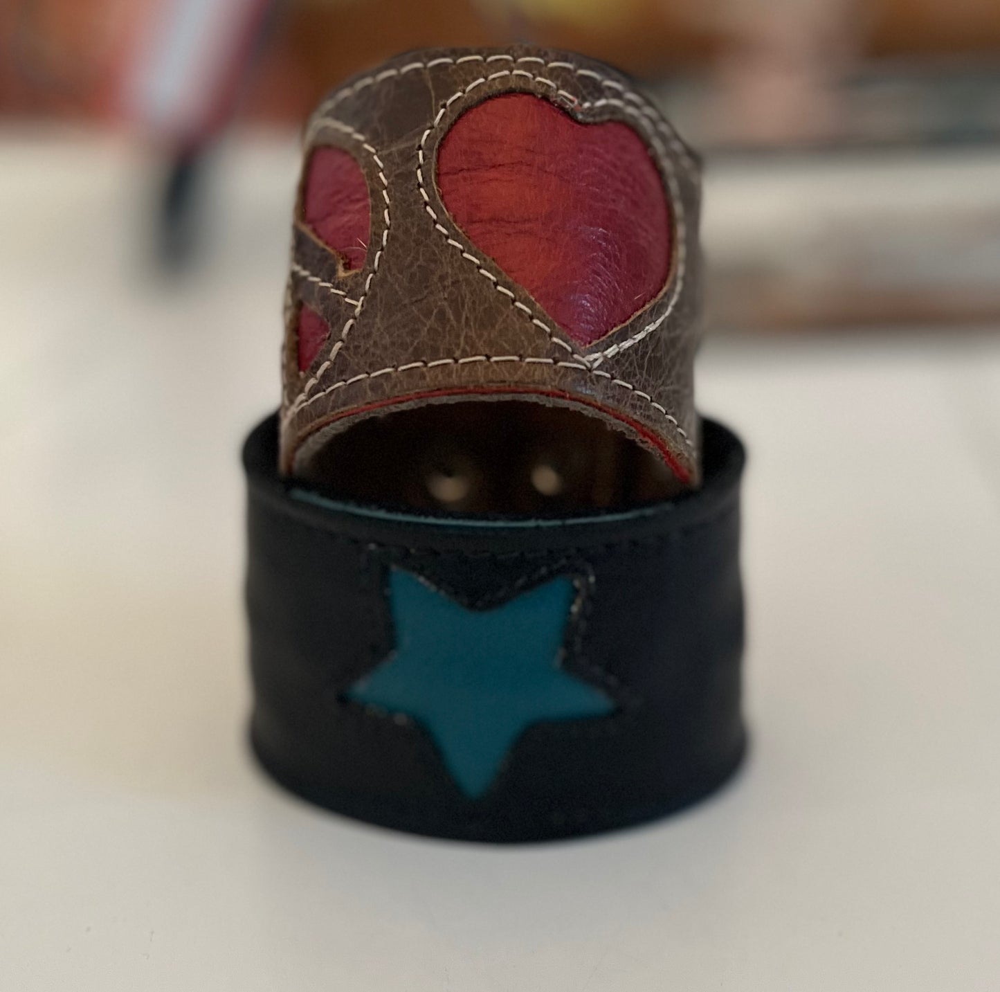 Boho Leather Cut Out Cuffs