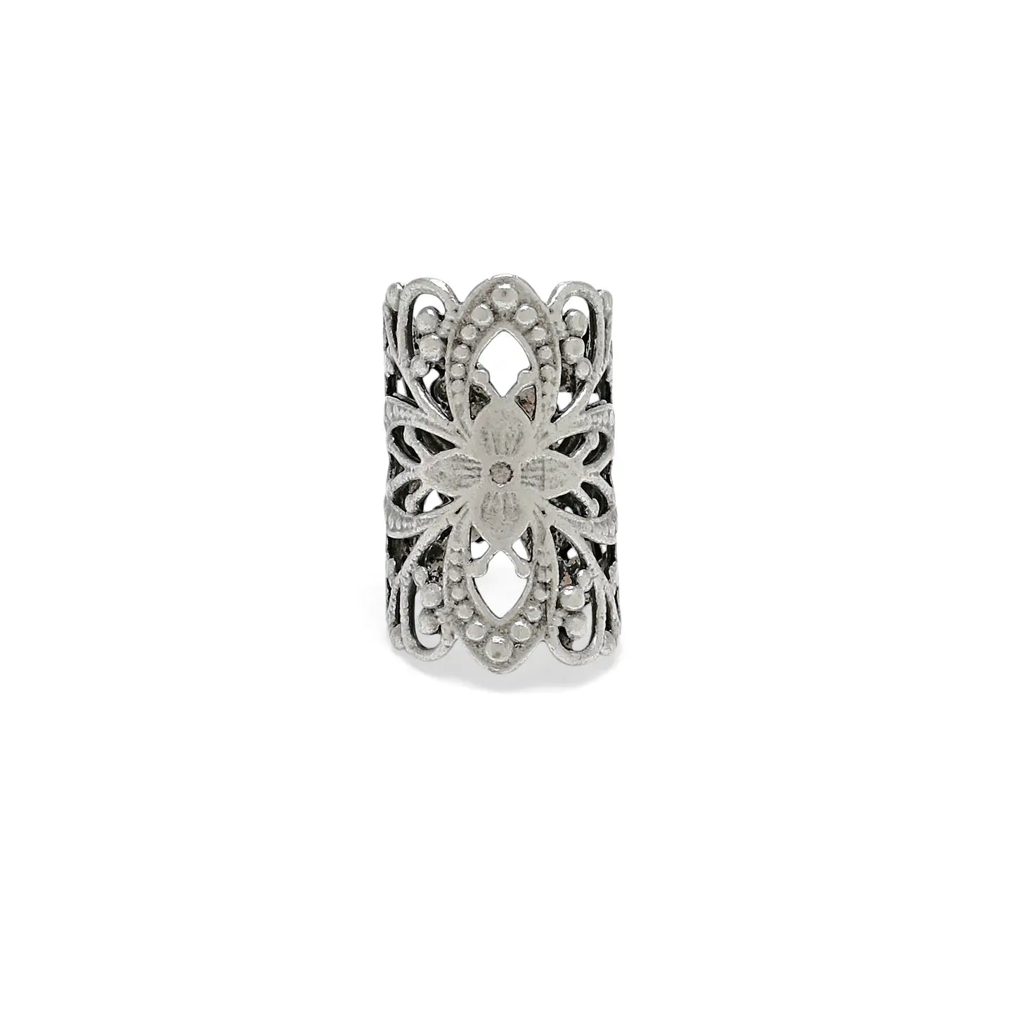 Open Work Silver Ring