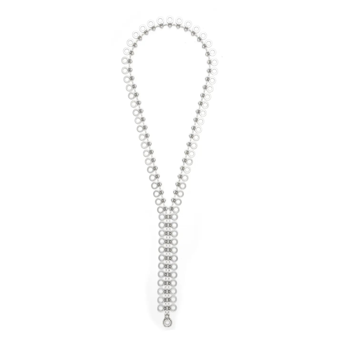 Endless Circles Pewter Necklace