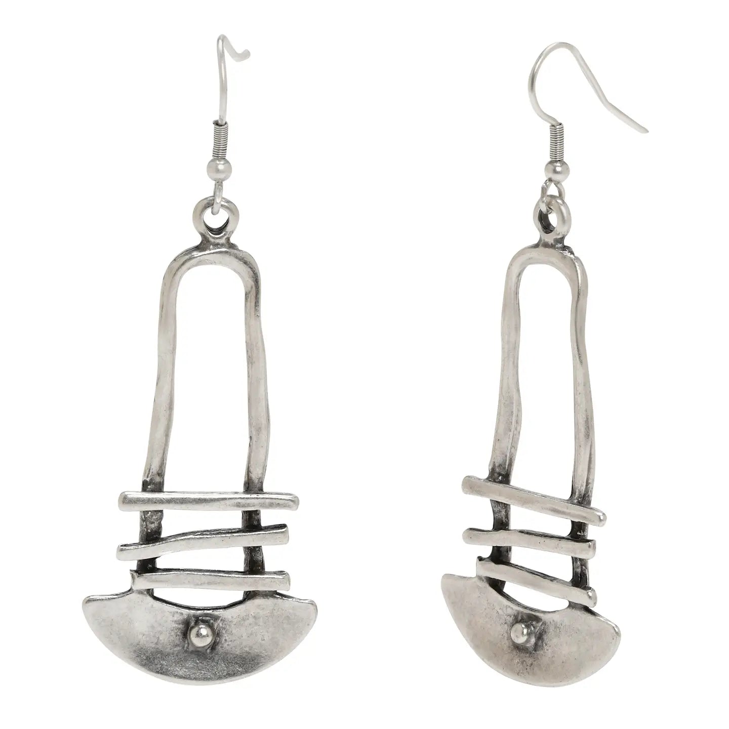 Drop Pewter Earring