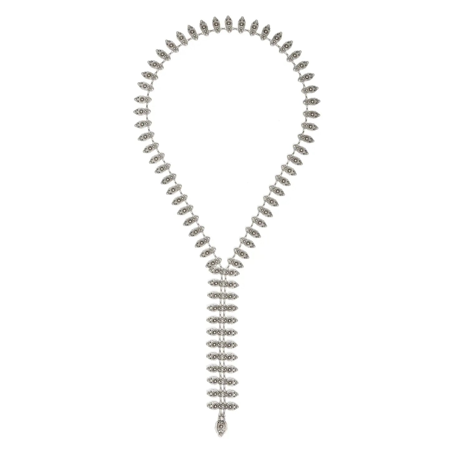 Pewter Looking Eye Necklace