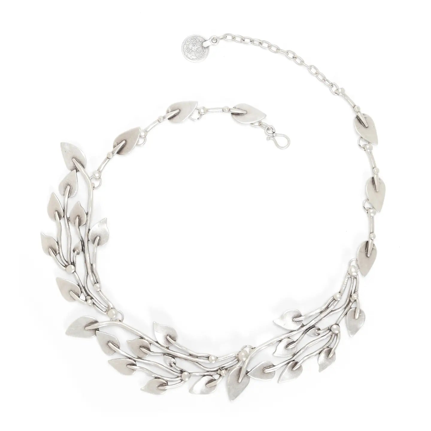 Leaf Pewter Necklace
