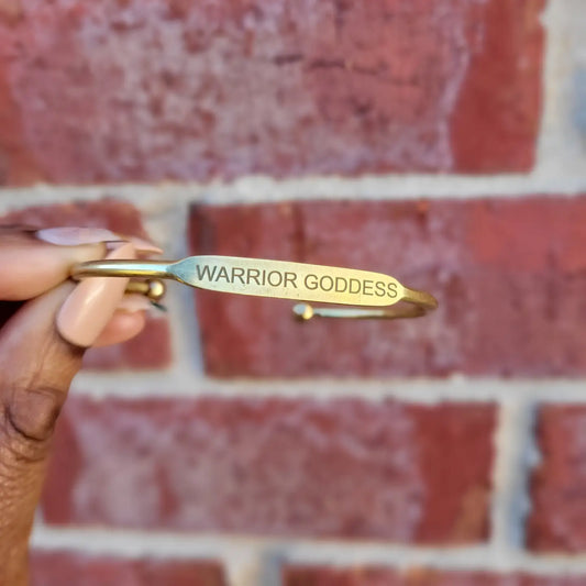 Warrior Goddess Affirmation Bangle