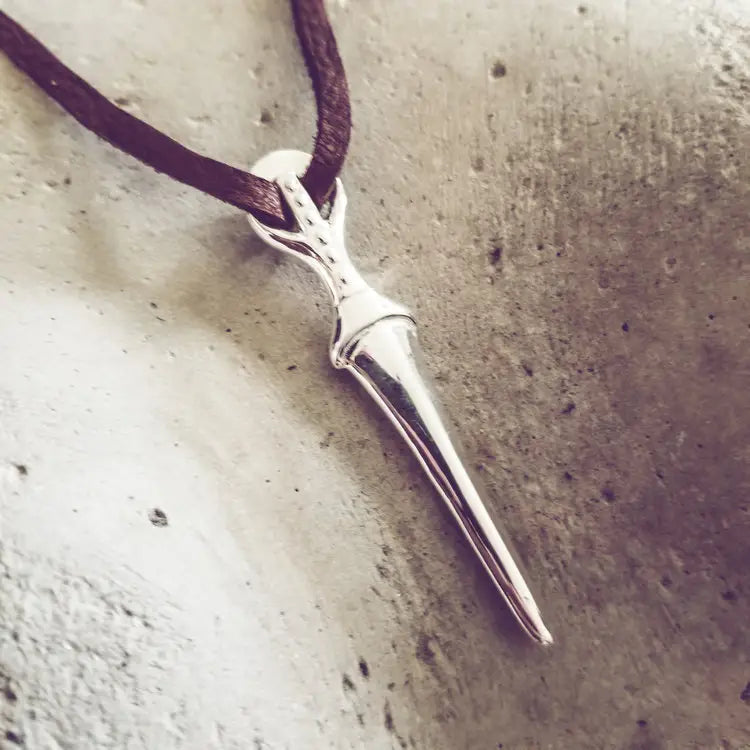 Meso Sword Sterling Silver Pendant Necklace