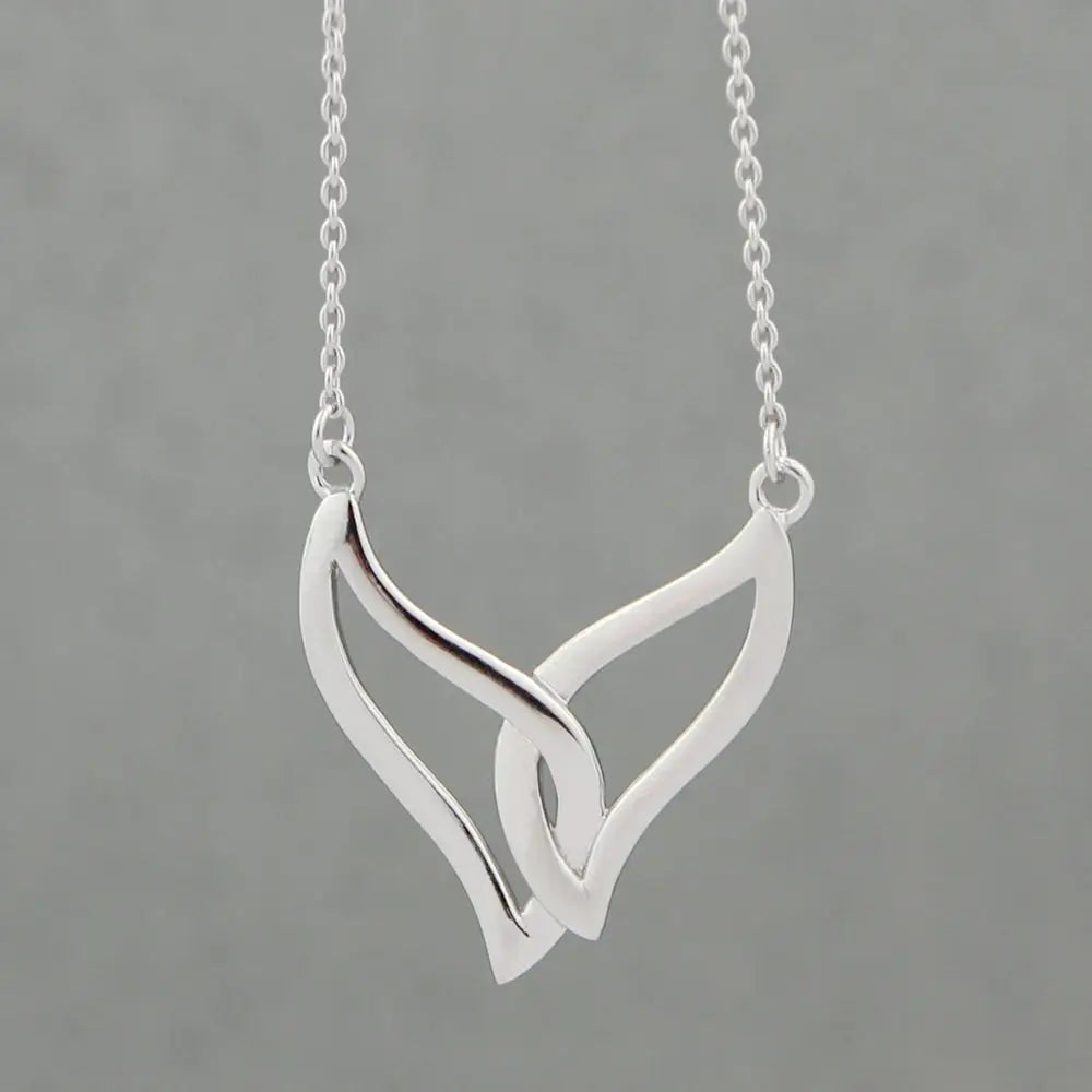 Sterling Silver Mermaid Fin Necklace