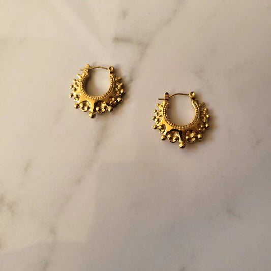 Sunshine Mini Hoop Earrings