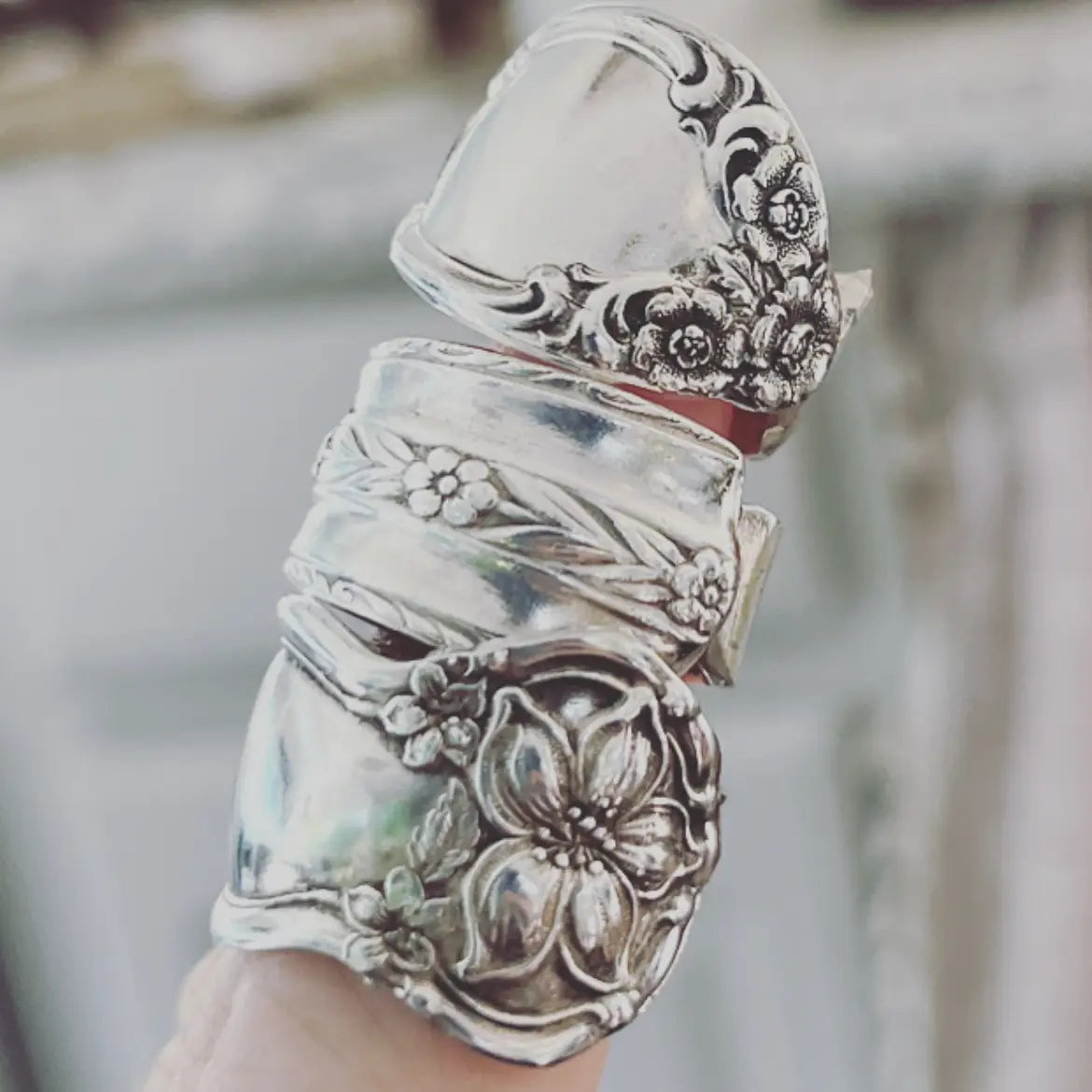 Vintage Spoon Silver Ring