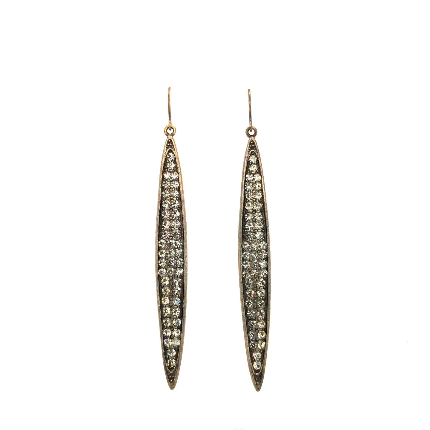 Elongated Leaf Earrings