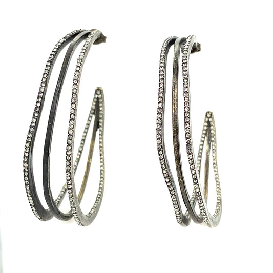 Triple Hoop Earrings