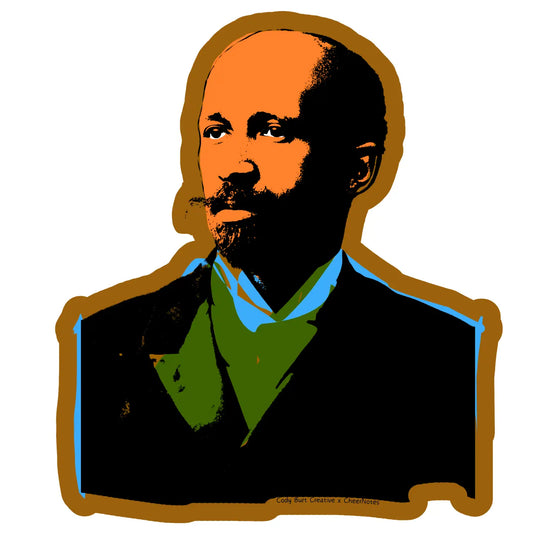 W. E. B. Du Bois Black Icon Sticker