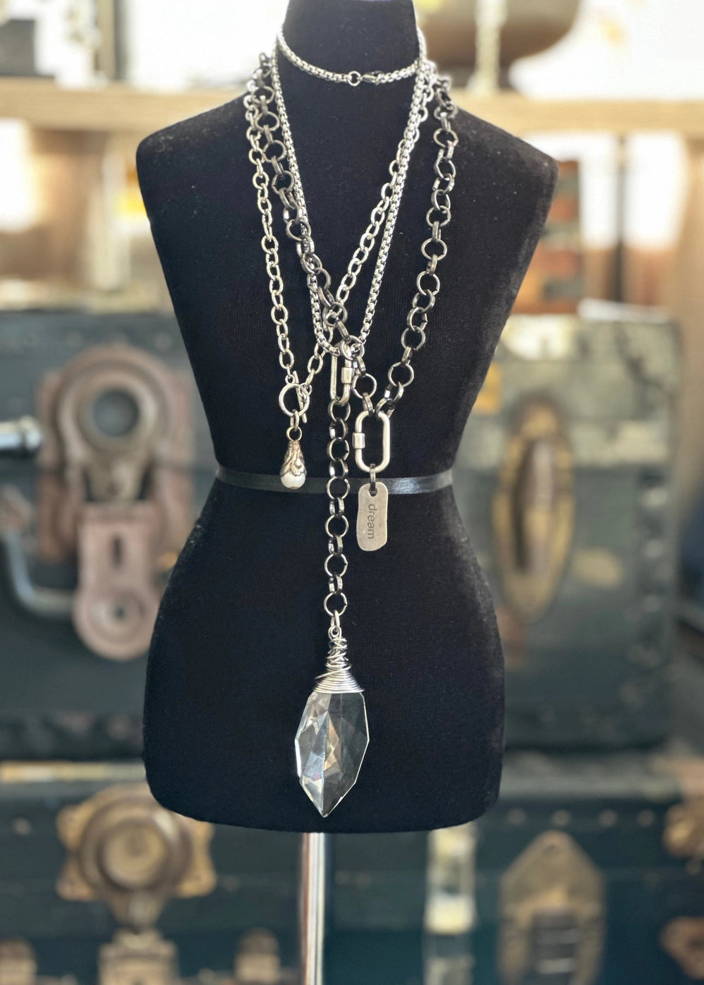 Pearl Charm Necklace