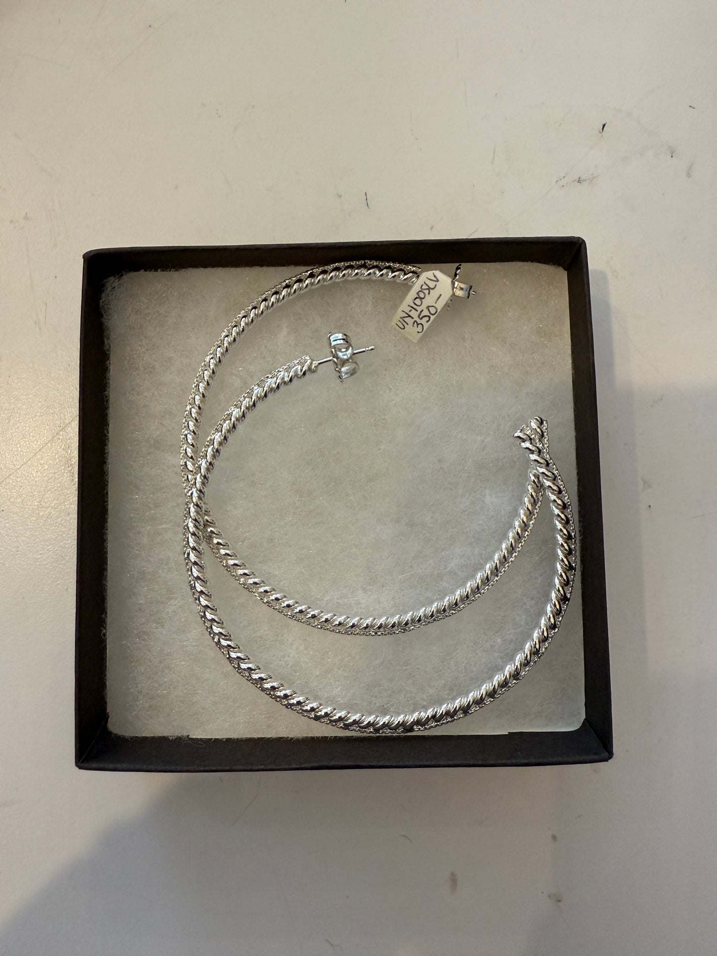 Silver Hoop Earrings