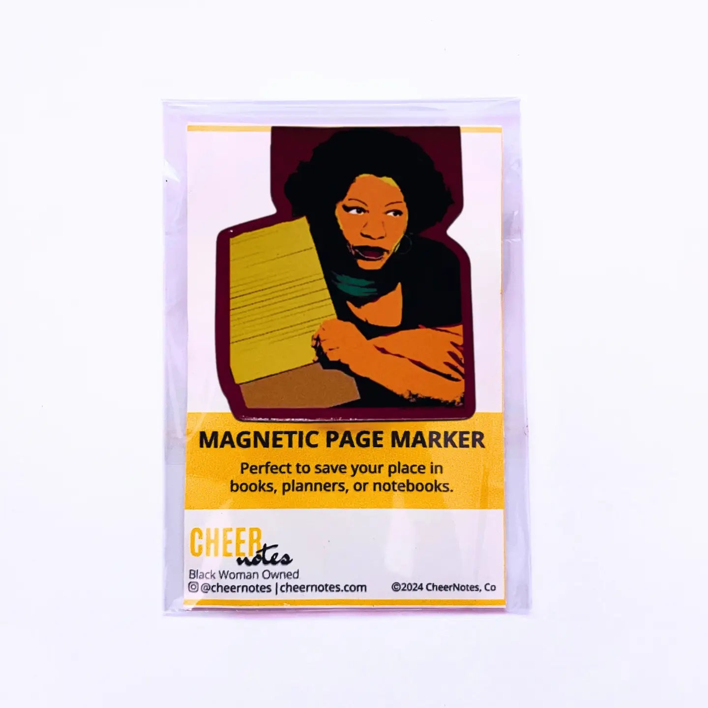 Toni Morrison Magnetic Page Marker/ Bookmark