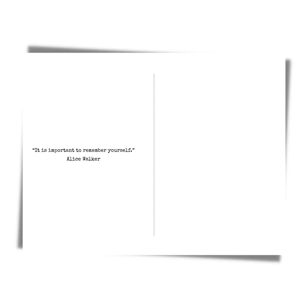 Alice Walker Inspiring Black Author Card