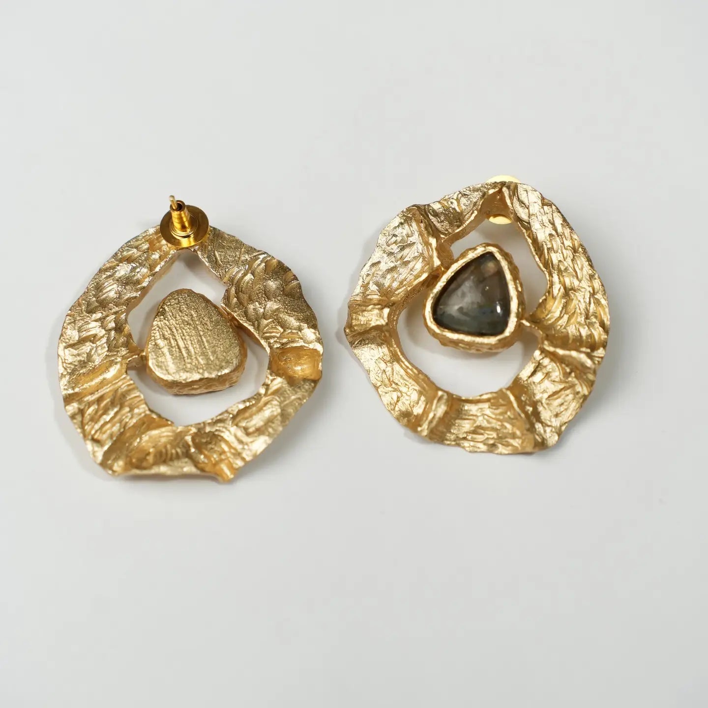 Labradorite Kavi Earrings