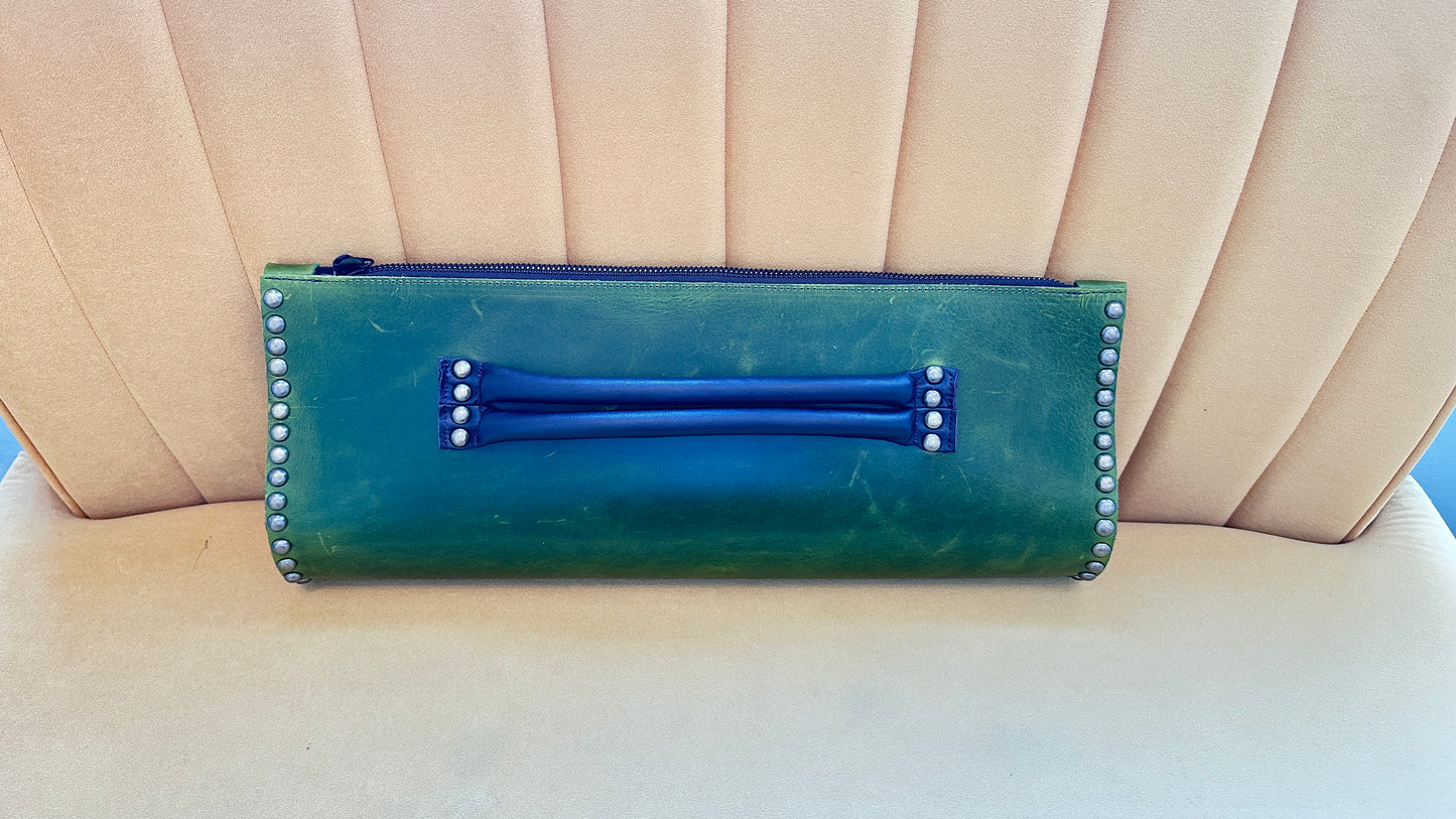 Oversized Clutch - Green