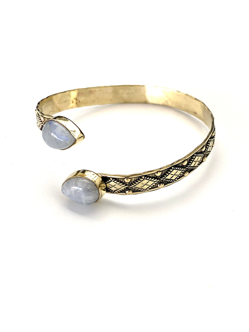 KAILA GEMSTONE BRACELET CUFF