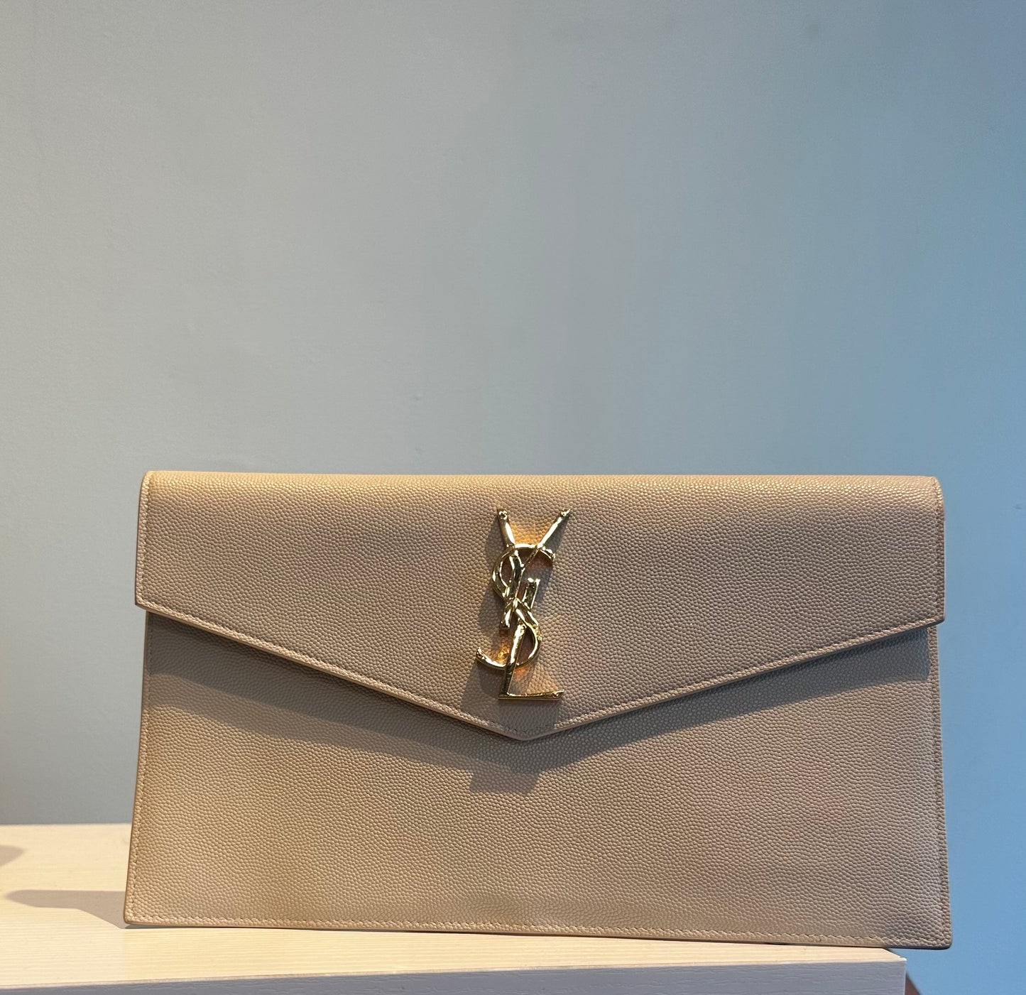 Cream YSL Handbag