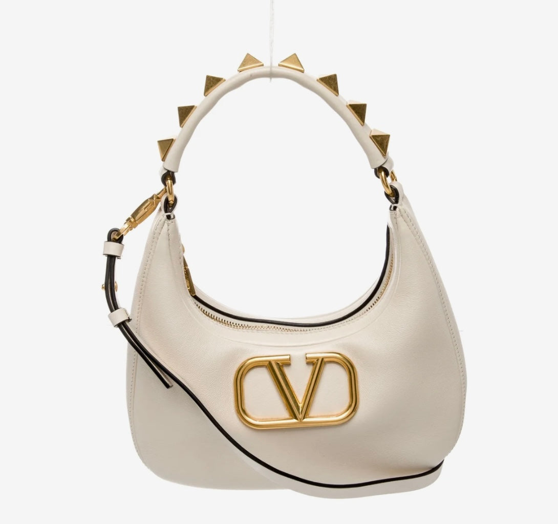 Valentino Garavani Stud Sign Hobo Bag (Pre-Loved)