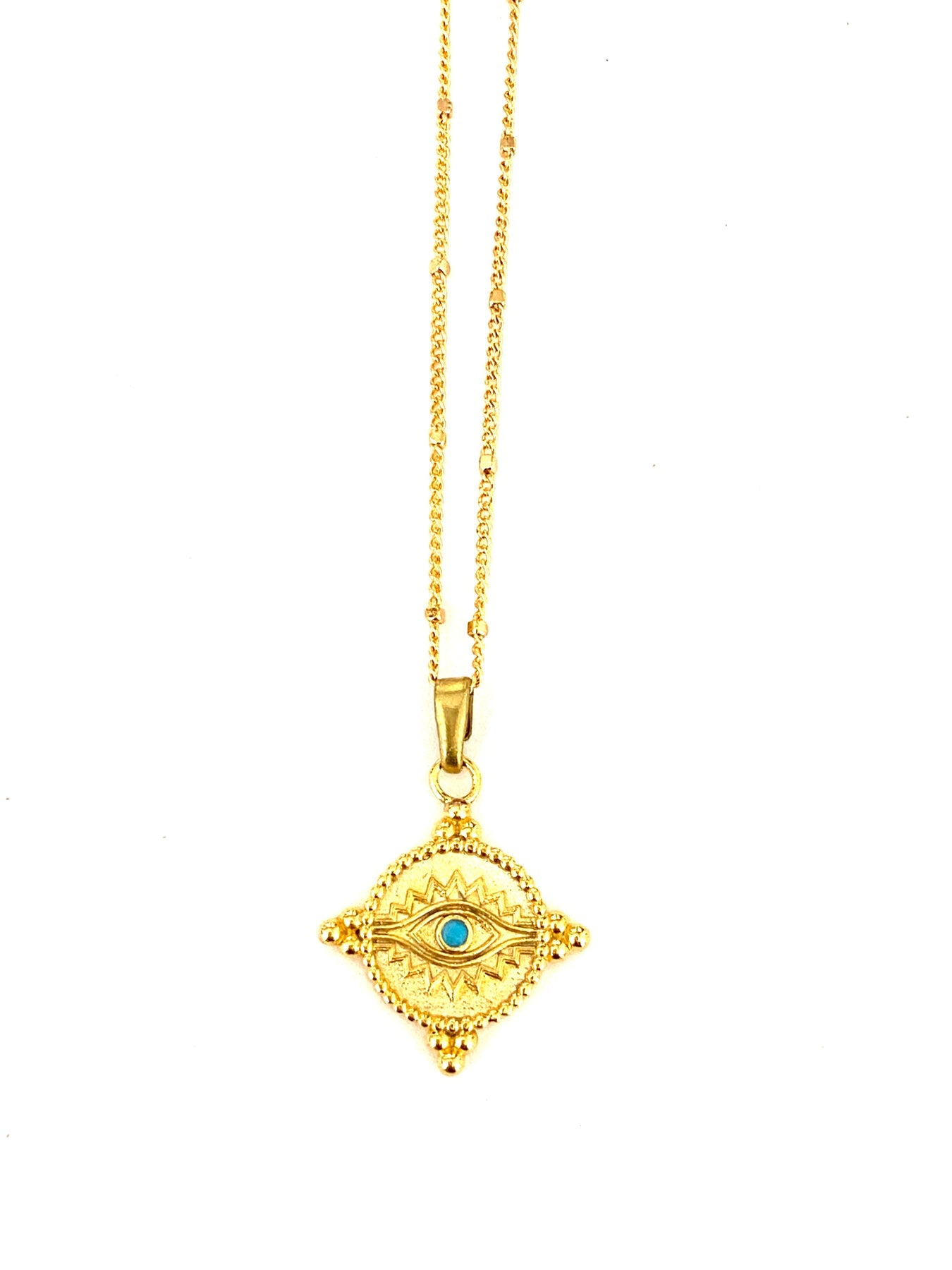Blue Eye Charm Necklace