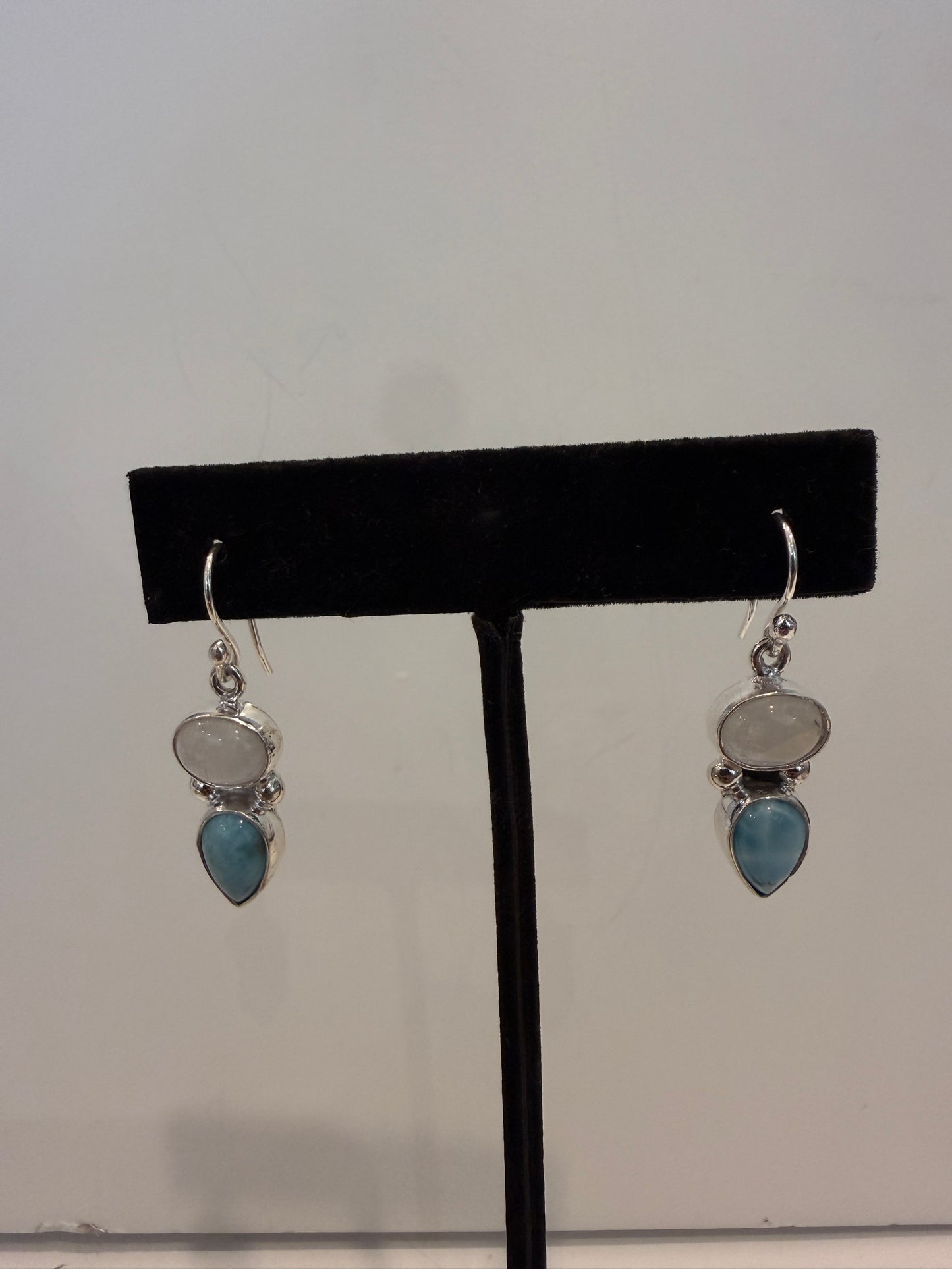Larimar and Moonstone Goddess Necklace