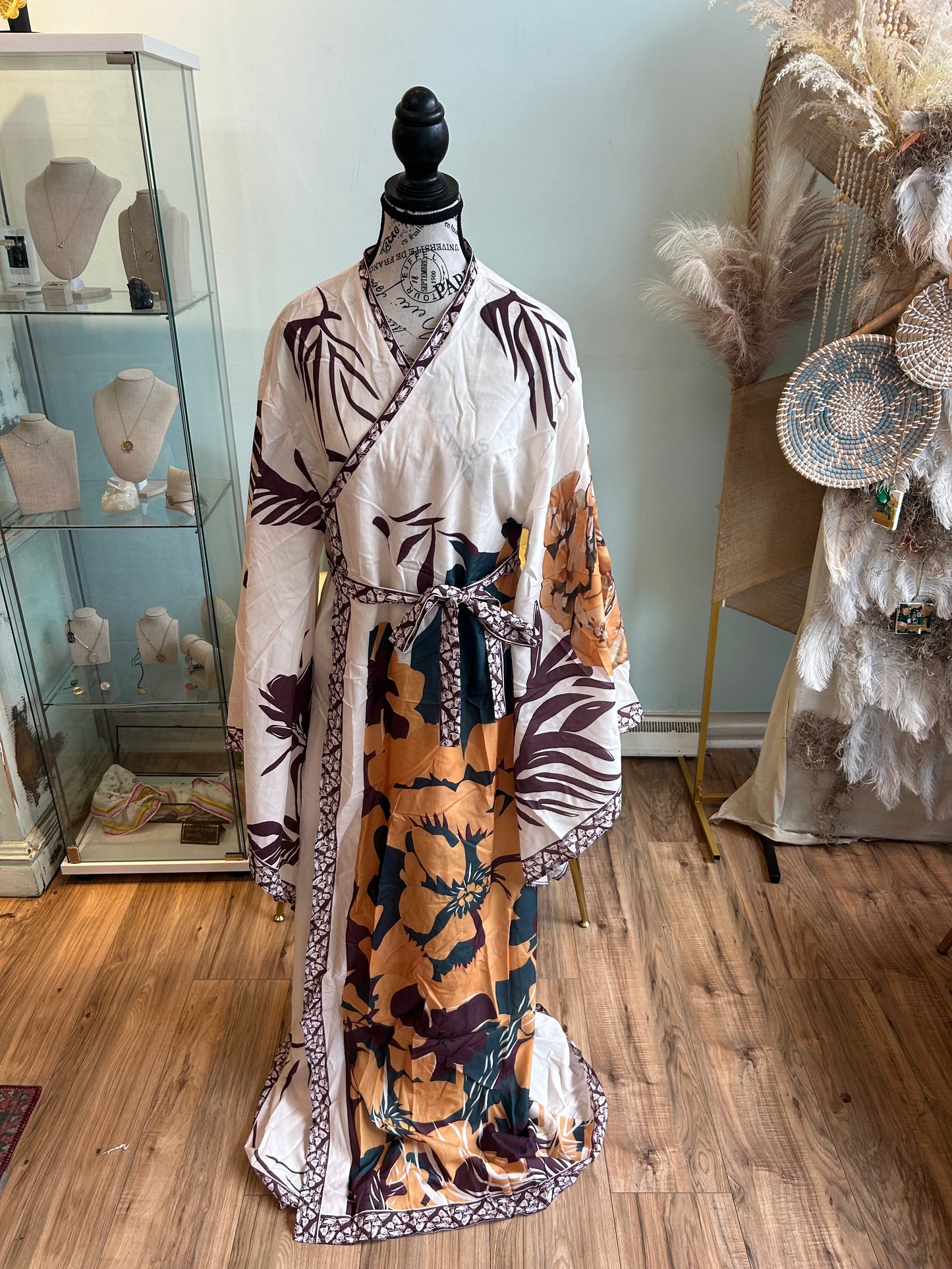 Twilight Hibiscus Kimono