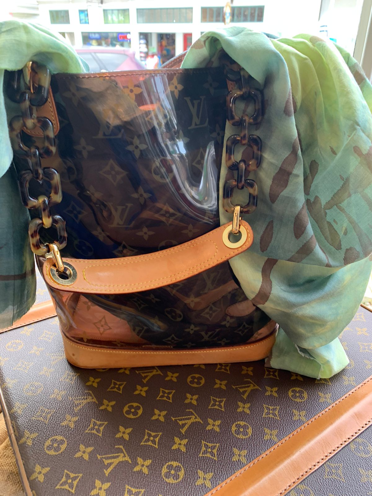 Louis Vuitton Clear Tortoise Shell - Vintage
