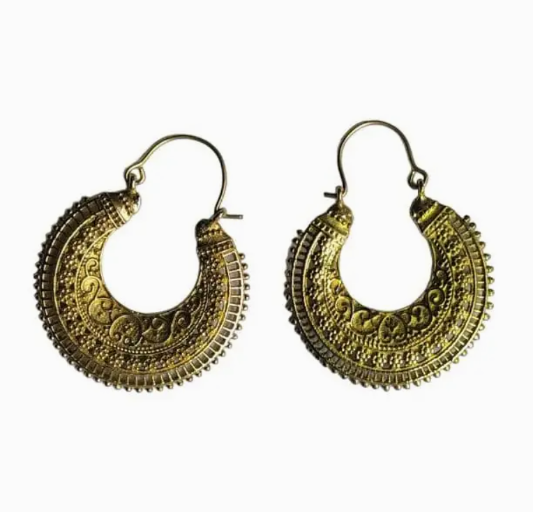 Mandala Classic Hoop Earrings