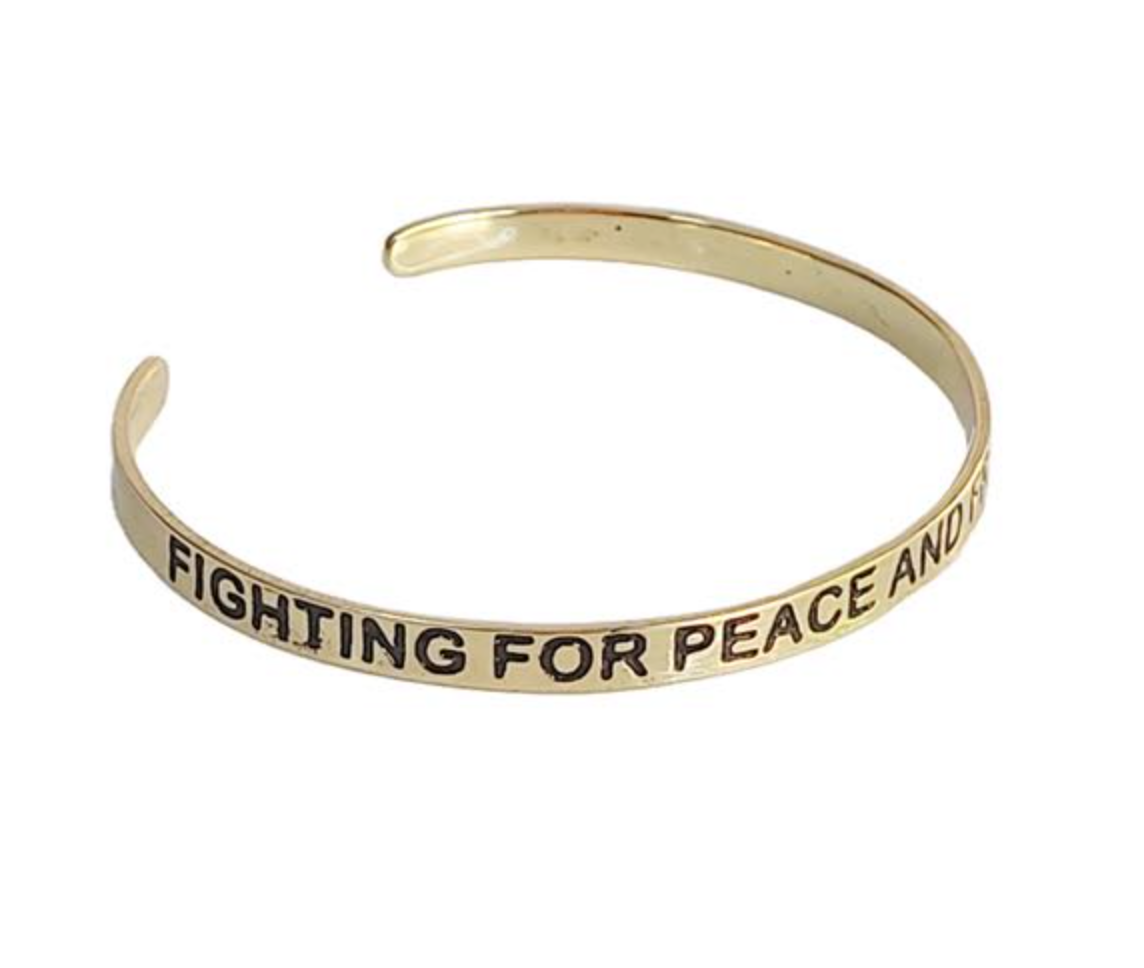 Fighting for Peace and Freedom - Malcolm X Cuff