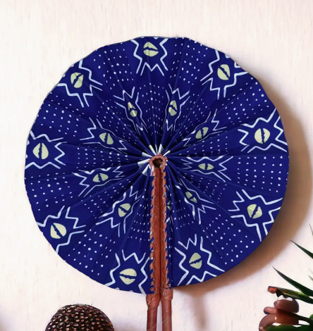 Ankara Print African Hand Fan
