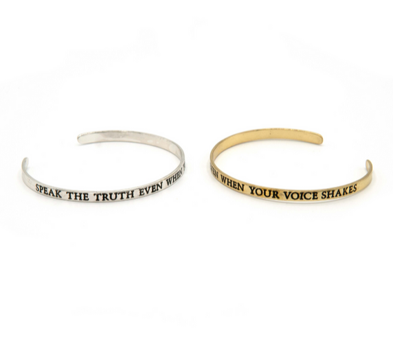 "Speak The Truth" Cuff