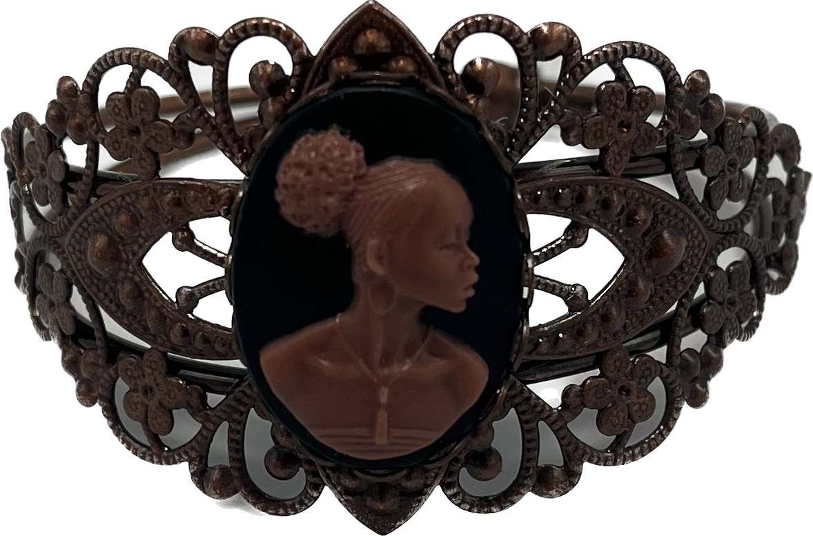 Cameo Brass & Copper Bracelet