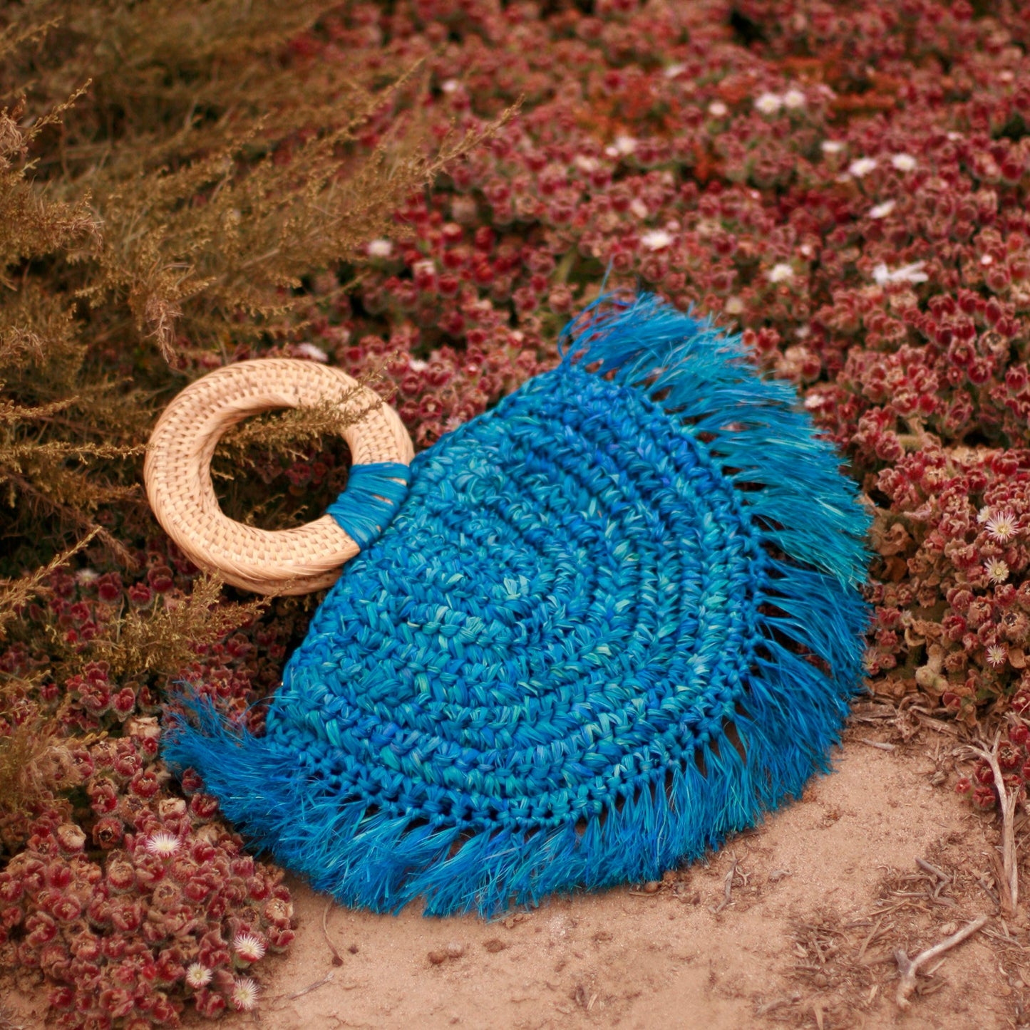 Warrior Raffia Straw Bag