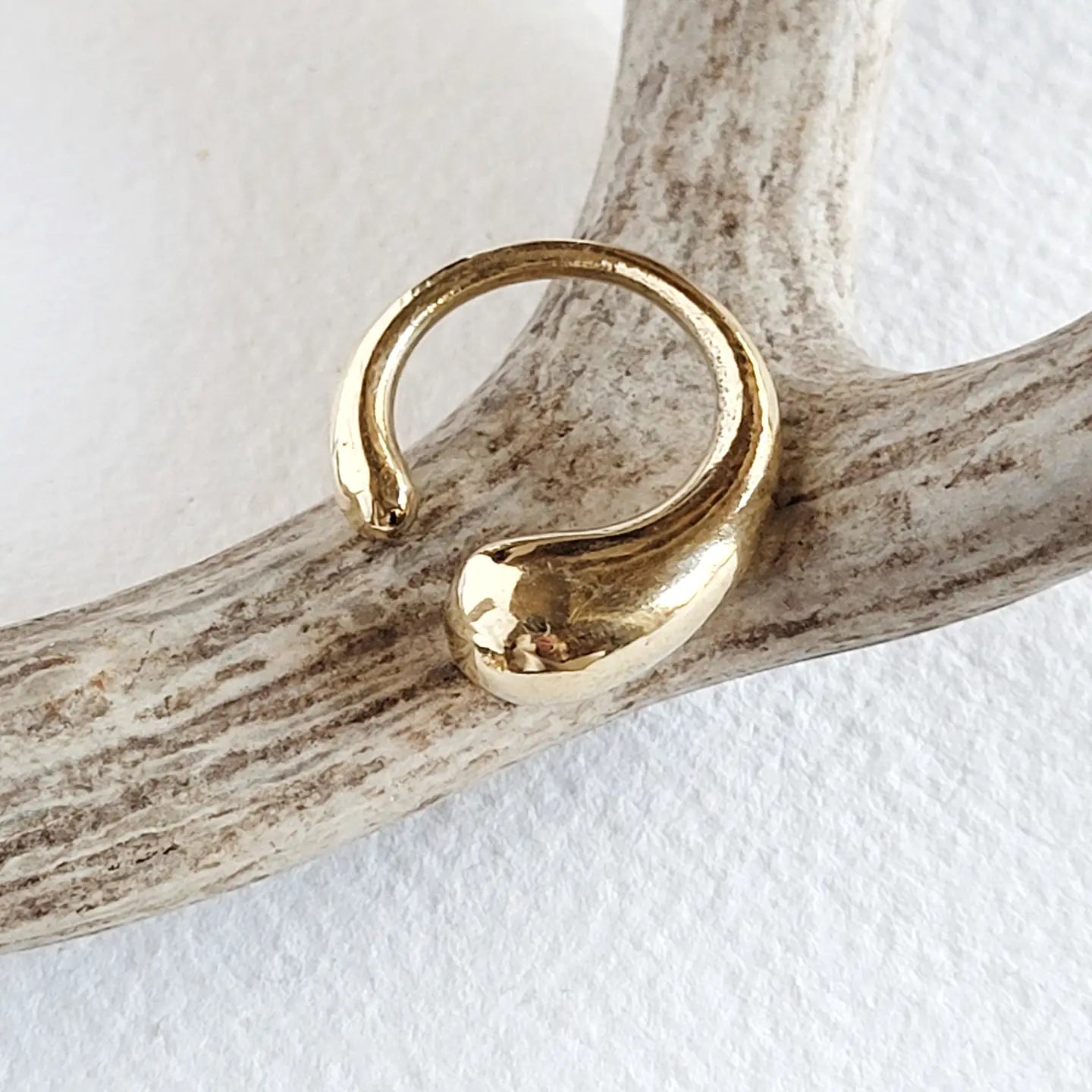 Brass or Silver Ring Molten Cluster